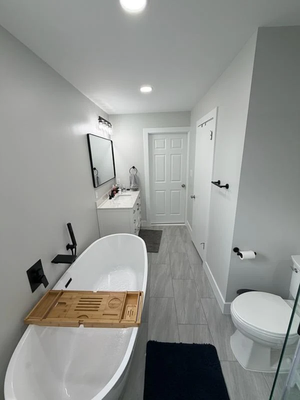 modern bathroom remodel