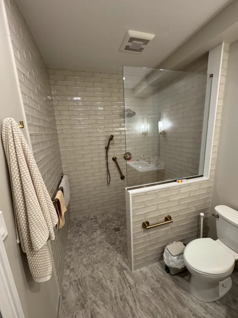 modern bathroom remodel