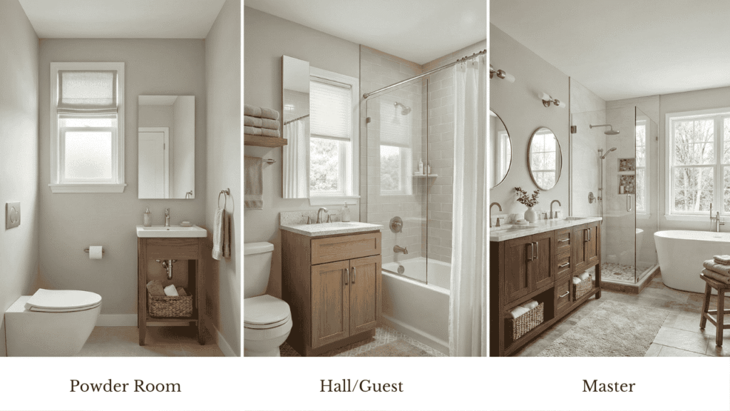 bathroom remodel room options