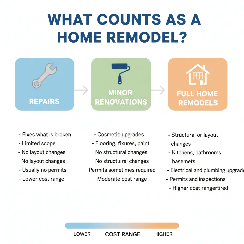 home remodel cost breakdown