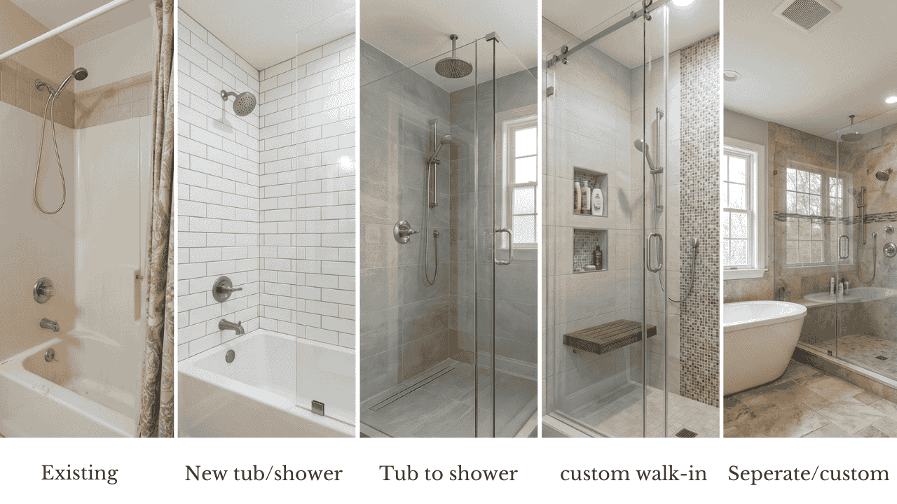 shower options